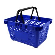 Корзина покупательская 20л синяя CLASSIC